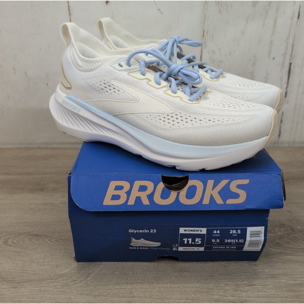 Women's Brooks Glycerin GTS 23 Size 11.5 Coconut Sand Skyway Brand New
